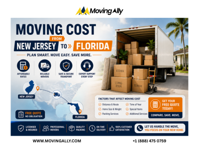 Calculating moving cost from NJ to Florida with a calculator